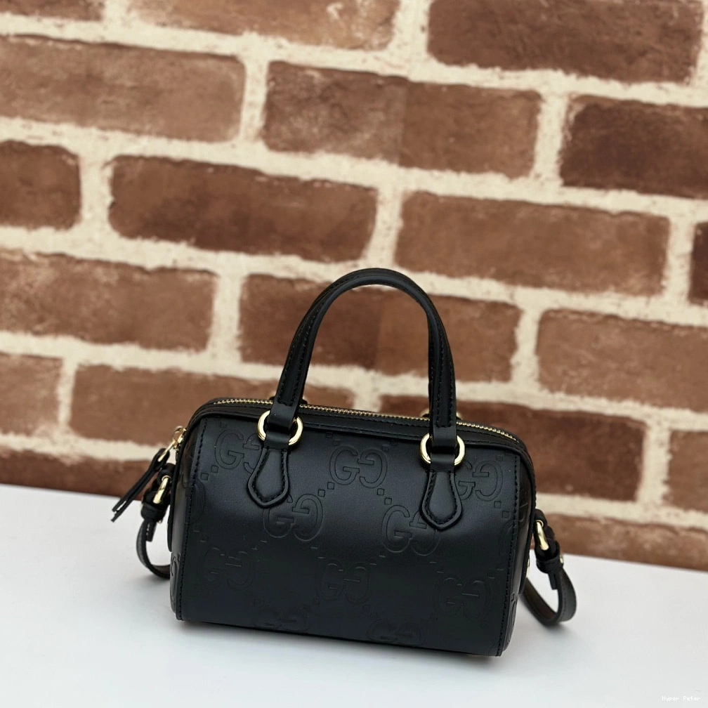 Hyperpeter GUCCI SUPER HANDLE GG TOP BAG-16*11*9CM MINI 0713